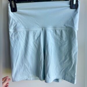 Set Active Summer Blue Sportbody Bike Shorts, Size Medium, NWOT